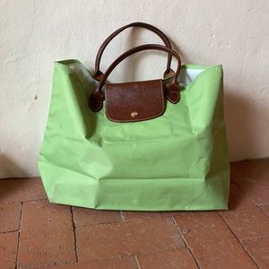 LONGCHAMP | LE PLIAGE Lime Green Tote